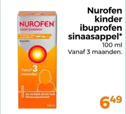 Trekpleister Nurofen kinder ibuprofen sinaasappel aanbieding