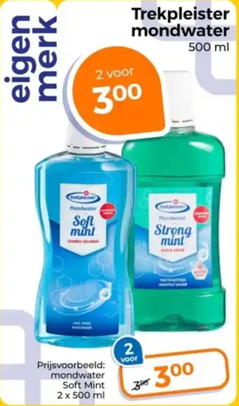 Trekpleister Trekpleister Mondwater aanbieding
