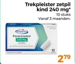 Trekpleister Trekpleister zetpil kind 240 mg aanbieding
