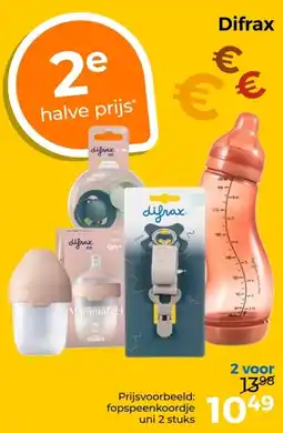 Trekpleister Difrax aanbieding