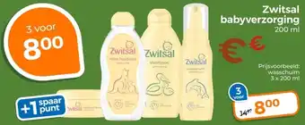 Trekpleister Zwitsal babyverzorging aanbieding
