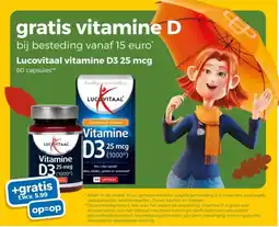 Trekpleister Lucovitaal vitamine D3 25 mcg aanbieding