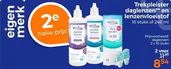 Trekpleister Trekpleister Daglenzen en Lenzenvloeistof aanbieding