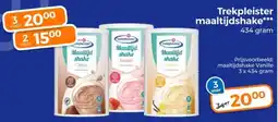 Trekpleister Trekpleister maaltijdshake aanbieding