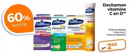 Trekpleister Davitamon Vitamine C en D aanbieding