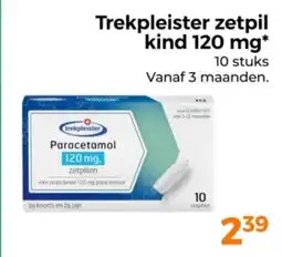 Trekpleister Trekpleister Zetpil Kind 120 mg aanbieding