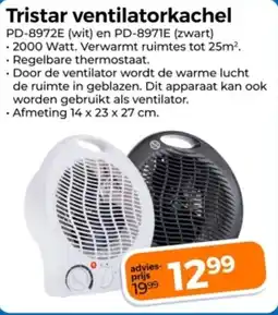 Trekpleister Tristar Ventilatorkachel aanbieding