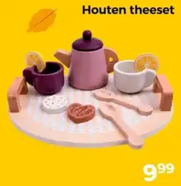 Trekpleister Houten theeset aanbieding