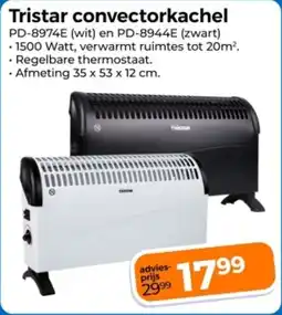 Trekpleister Tristar Convectorkachel aanbieding