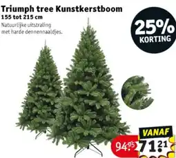 Kruidvat Triumph tree Kunstkerstboom aanbieding