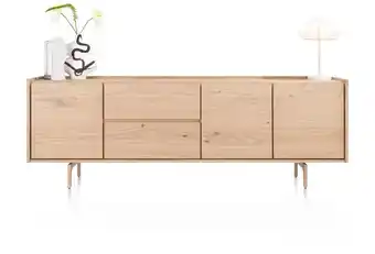 Xooon Valgard, dressoir 230 cm - 3-deuren + 2-laden aanbieding