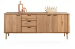 Happy@Home Zade, dressoir 220 cm - 3-deuren + 3-laden aanbieding