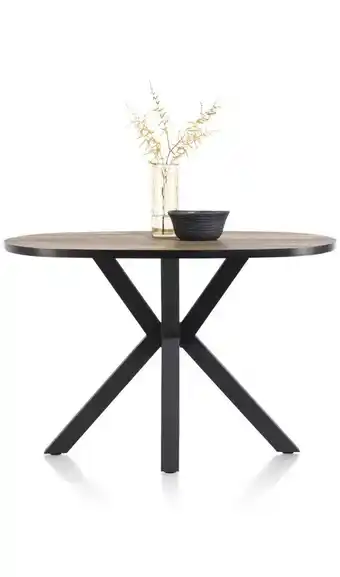 Happy@Home Sardinie, bartafel ovaal 140 x 98 cm (hoogte: 92 cm) - Driftwood aanbieding
