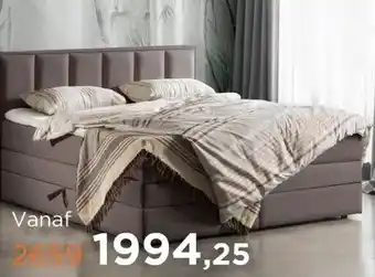 TotaalBED Opbergboxspring Aken met klep aanbieding