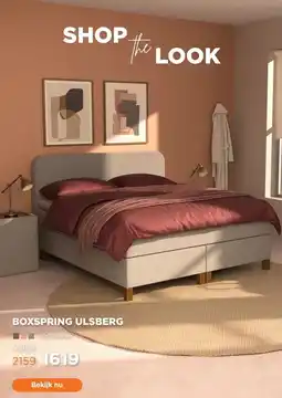 TotaalBED Boxspring Ulsberg vlak aanbieding