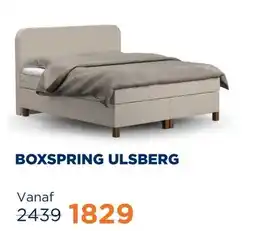TotaalBED Boxspring Ulsberg vlak aanbieding