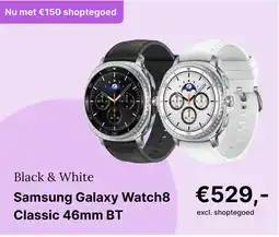 De Online Drogist Black & White Samsung Galaxy Watch8 Classic 46mm BT aanbieding