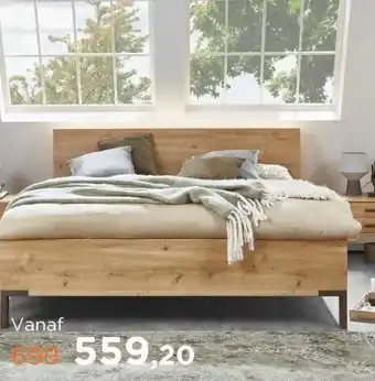 TotaalBED Bed Madrid | 140 x 200 cm | Imitatie Bianco Eiken aanbieding