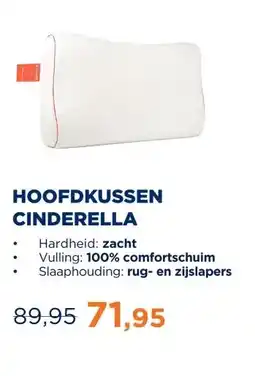 TotaalBED Hoofdkussen Cinderella Contour Jump aanbieding