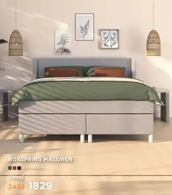 TotaalBED Boxspring Maloren aanbieding