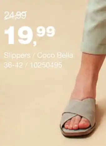 Bristol Slippers / coco bella aanbieding