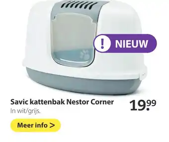 Boerenbond Savic kattenbak nestor corner aanbieding