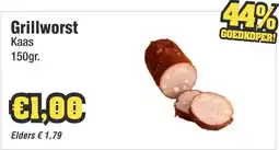 Budget Food Grillworst Kaas aanbieding
