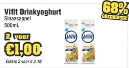 Budget Food Vifit Drinkyoghurt Sinaasappel aanbieding