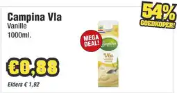 Budget Food Campina Vla Vanille aanbieding