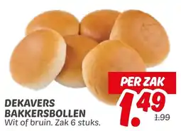 Dekamarkt Dekavers bakkersbollen aanbieding