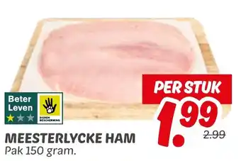 Dekamarkt Meesterlycke ham aanbieding