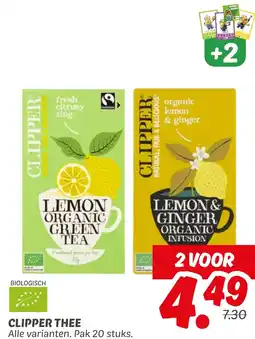 Dekamarkt Clipper thee aanbieding