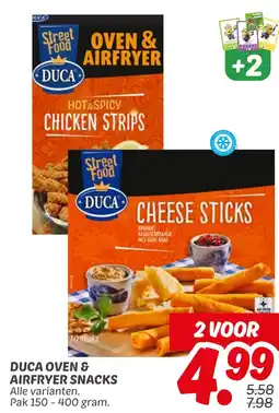 Dekamarkt Duca oven & airfryer snacks aanbieding