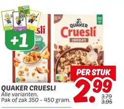 Dekamarkt Quaker cruesli aanbieding