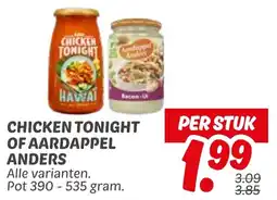 Dekamarkt Chicken tonight of aardappel anders aanbieding
