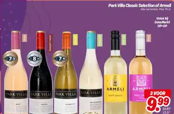 Dekamarkt Park Villa Classic Selection of Armeli aanbieding