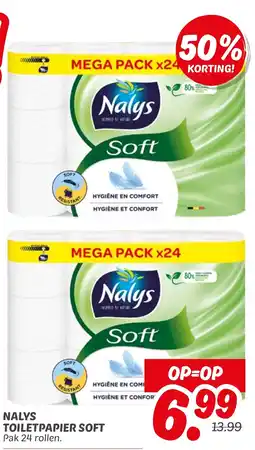 Dekamarkt Nalys toiletpapier soft aanbieding