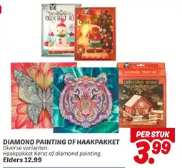 Dekamarkt Diamond painting of haakpakket aanbieding