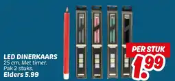 Dekamarkt Led dinerkaars aanbieding