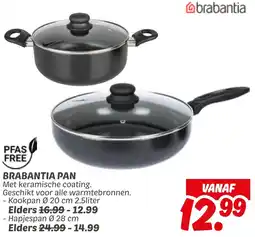 Dekamarkt Brabantia pan aanbieding