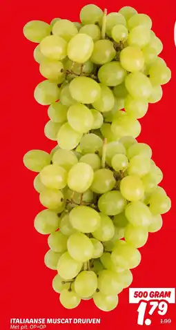 Dekamarkt Italiaanse muscat druiven aanbieding