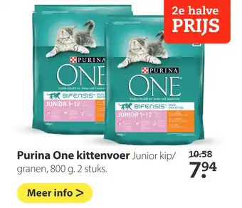 Boerenbond Purina one kittenvoer aanbieding