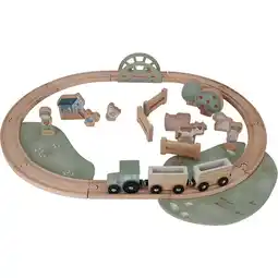 Intertoys Little Dutch Little Farm houten treinset aanbieding