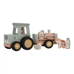Intertoys Little Dutch Little Farm tractor met trailer aanbieding