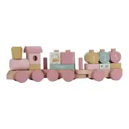 Intertoys Little Dutch Fairy Garden houten blokkentrein aanbieding