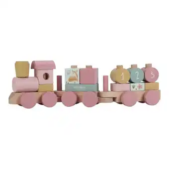 Intertoys Little Dutch Fairy Garden houten blokkentrein aanbieding