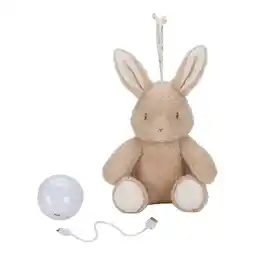 Intertoys Little Dutch Newborn Naturals Licht & Geluid knuffelkonijn aanbieding