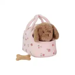 Intertoys Little Dutch knuffelhond Jackie in tas aanbieding