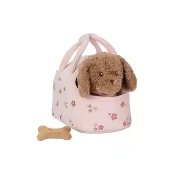 Intertoys Little Dutch knuffelhond Jackie in tas aanbieding