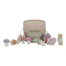 Intertoys Little Dutch Fairy Garden houten bouwblokken aanbieding